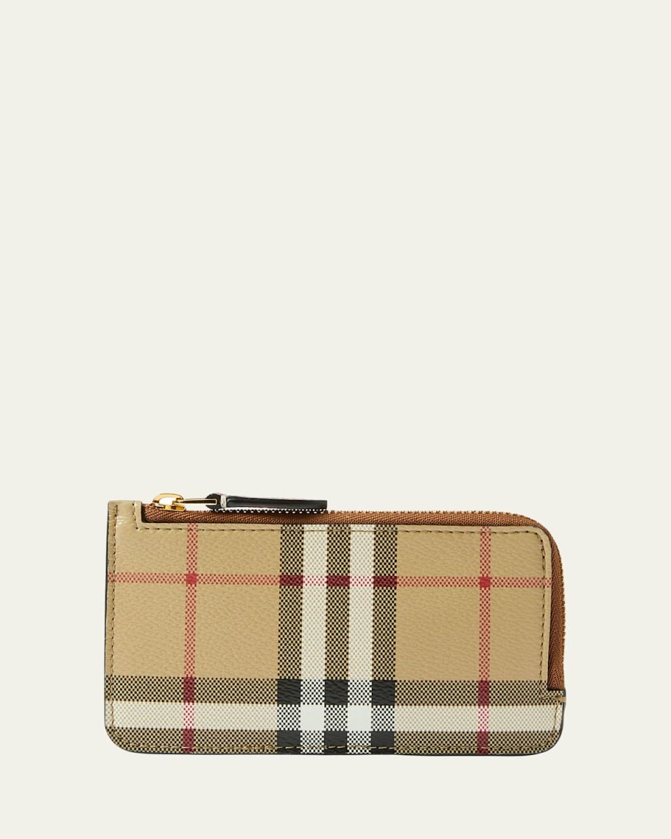 Somerset Check Zip Wallet